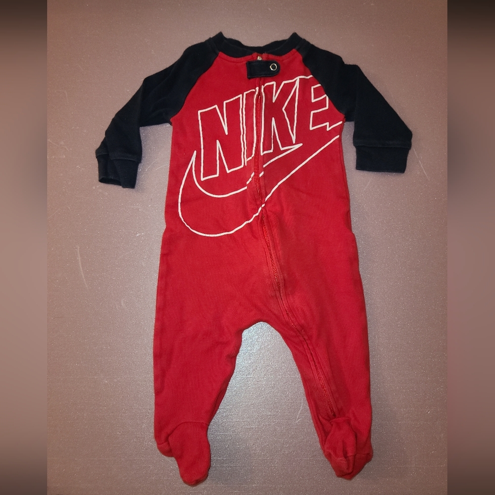 Nike footed onsie